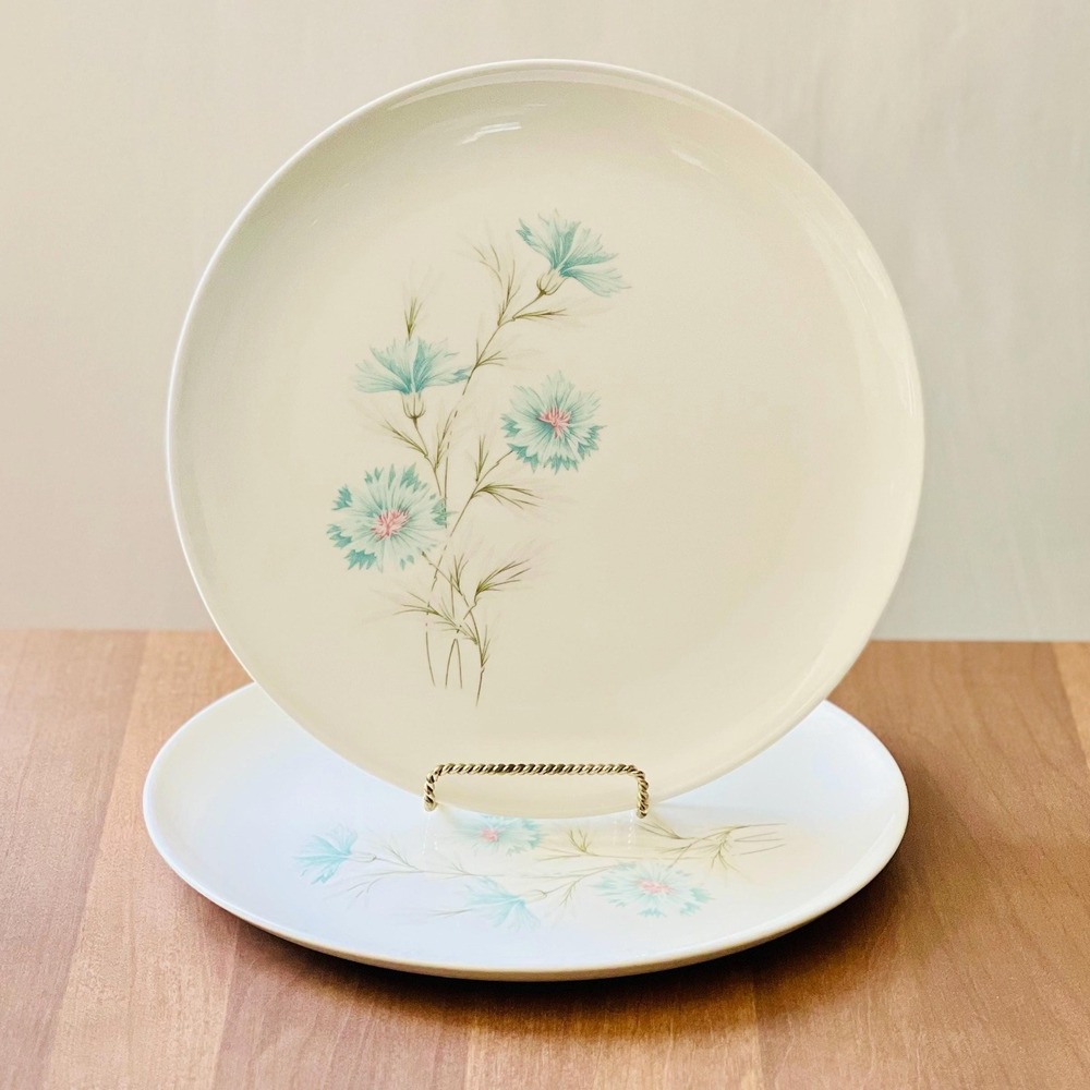 Taylor Smith Taylor Boutonniere Ever Yours Dinner Plates TS&T MCM Dinnerware